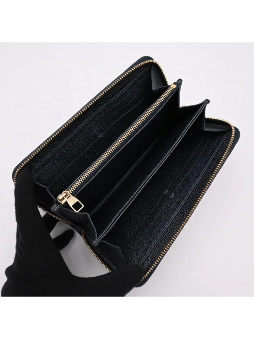 Louis Vuitton Zippy Wallet Empreinte Rhinestone